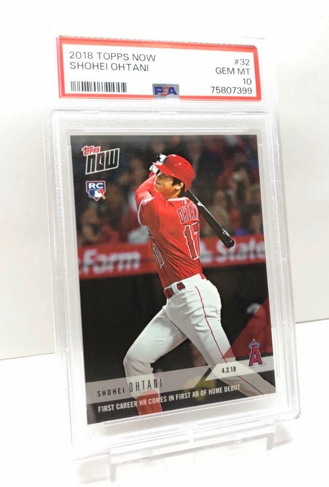 純正ショップ 大谷翔平 デビュー戦メジャー初ホームラン 2018 Topps