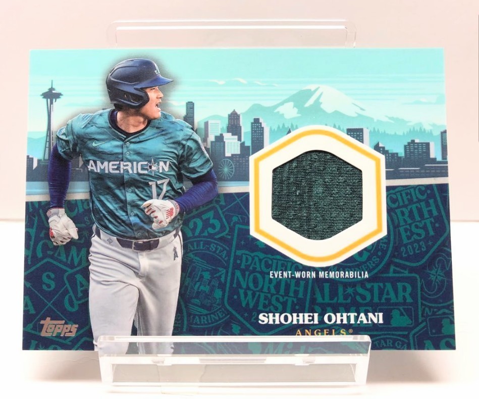 【希少】大谷翔平 2023 Topps オールスター 実使用ジャージ パッチ サイン関連 #ASR-SO レリック 侍ジャパン Jersey Relic WBC MVP AllStar_画像1