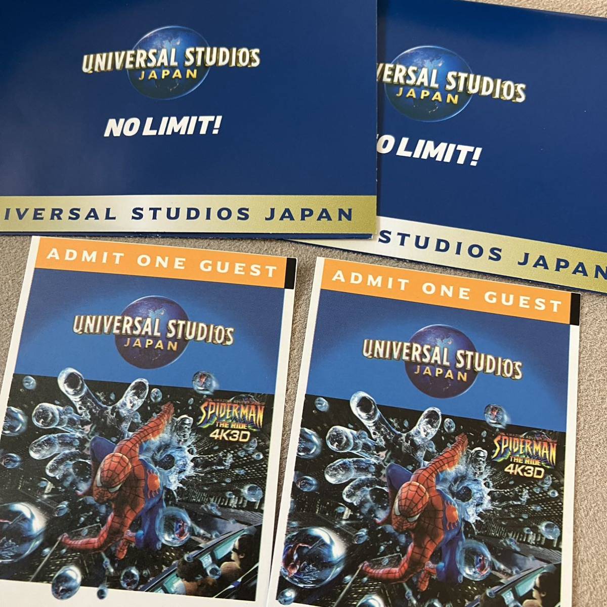 ユニバーサルスタジオジャパン USJ 入場券 チケット　フリーデイトパス【有効期限2023年11月30日まで】大人　２枚_画像1