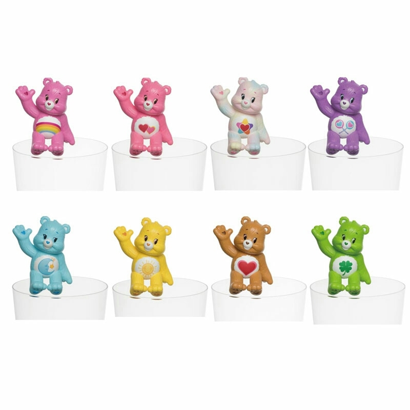 putitto carebears （care bear）ケアベア 全8種 セット【コップのフチ子】_サンプル：メーカーHPから転載