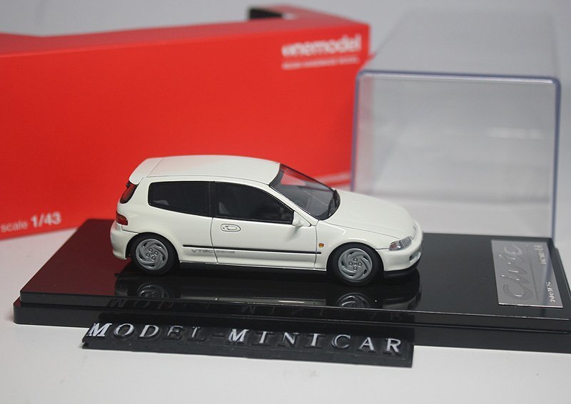 ラウンド EG6 シビック Civic Honda ホンダ 1/43 △入手困難！White