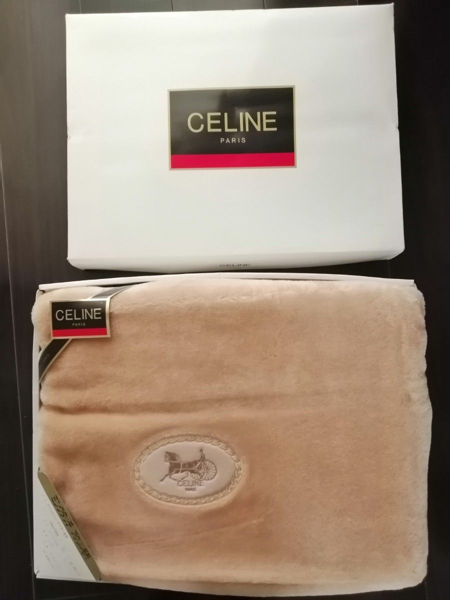 再値下 未使用CELINE ミンクタッチ アクリルニューマイヤー毛布