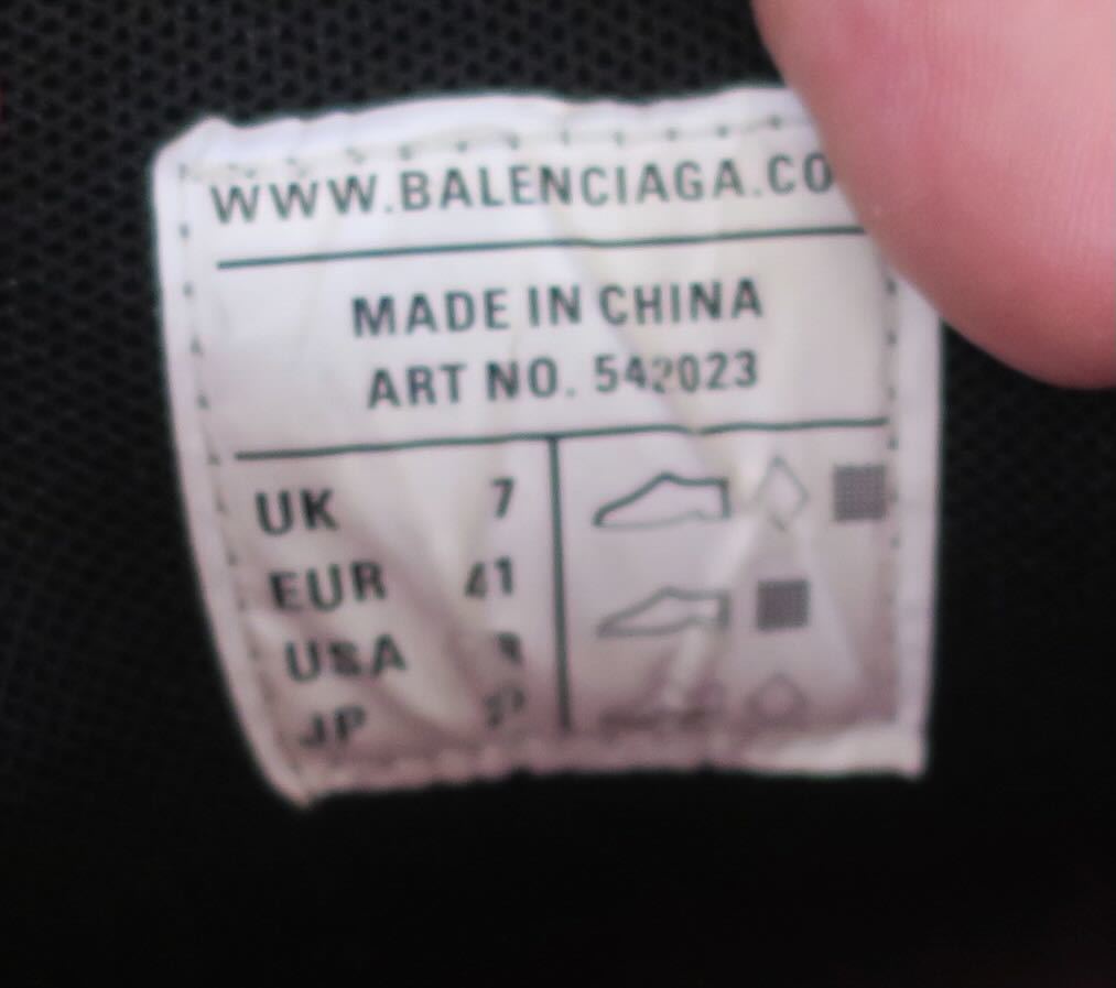 BALENCIAGA TRACK バレンシアガのスニーカーサイズ４１_画像10