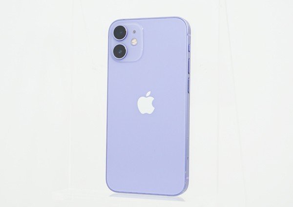 新品本物 128GB mini 12 ◇【au/Apple】iPhone MJQD3J/A パープル