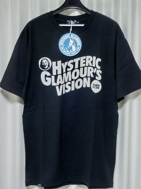 ヒステリックグラマー/HYSTERIC GLAMOUR'S VISION Tシャツ Mサイズ☆ブラック