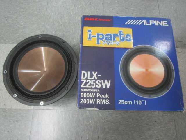 ALPINE アルパイン 10インチサブウーハー DLX-Z25SW 越谷-