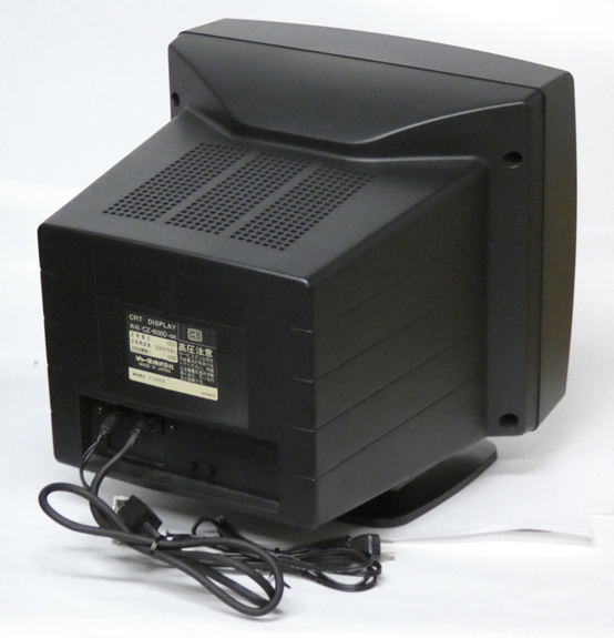 ￡SHARP(PIONEER PCC OEM)X68000 15型カラーディスプレイ CZ-606D ジャンク品_画像6