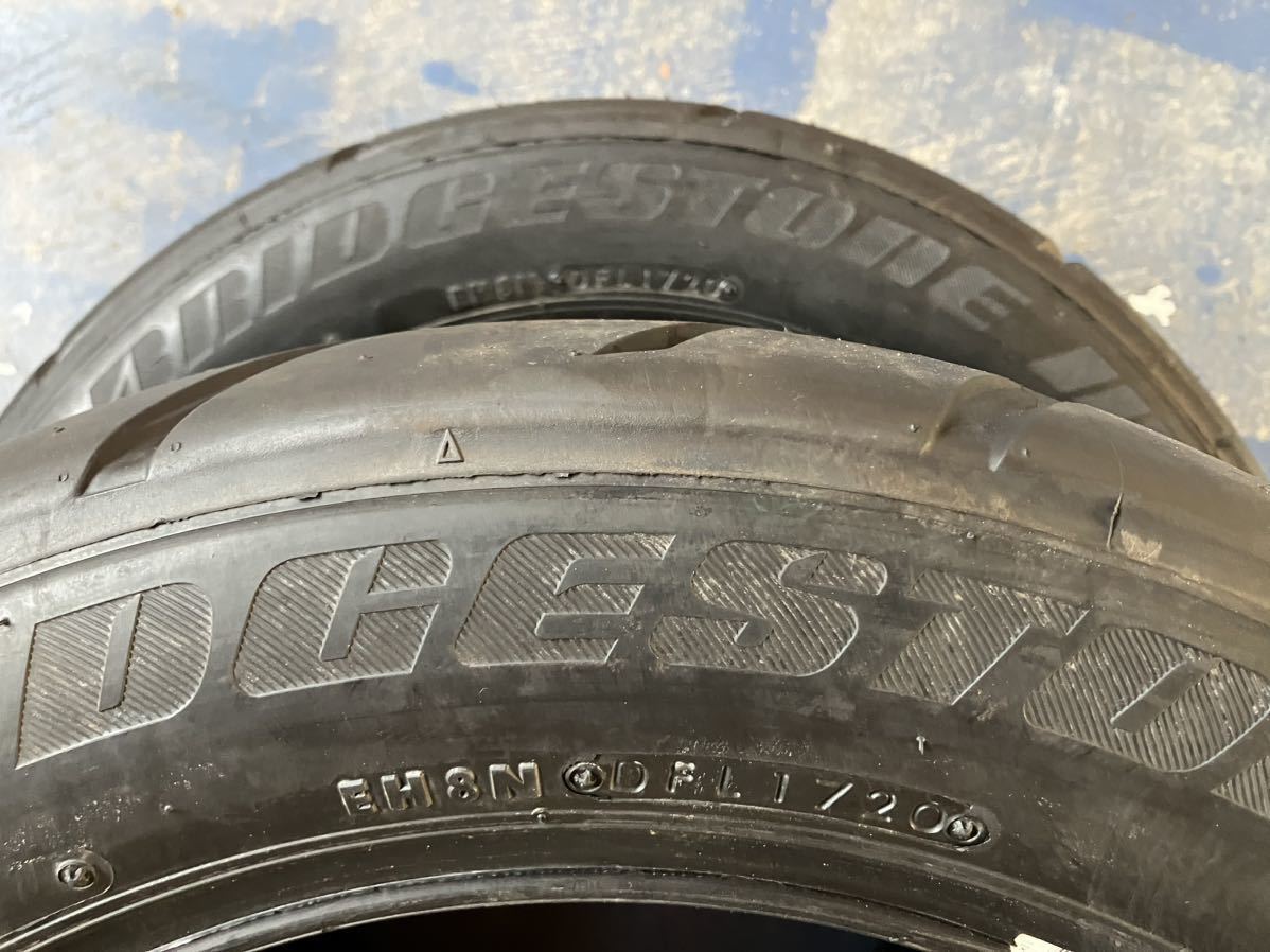 ★未使用品 ブリヂストン BRIDGESTONE POTENZA ポテンザ RE11S WS3 195/55R15 85V 2020年製 17週 2本★ セミスリ Sタイヤ_画像2