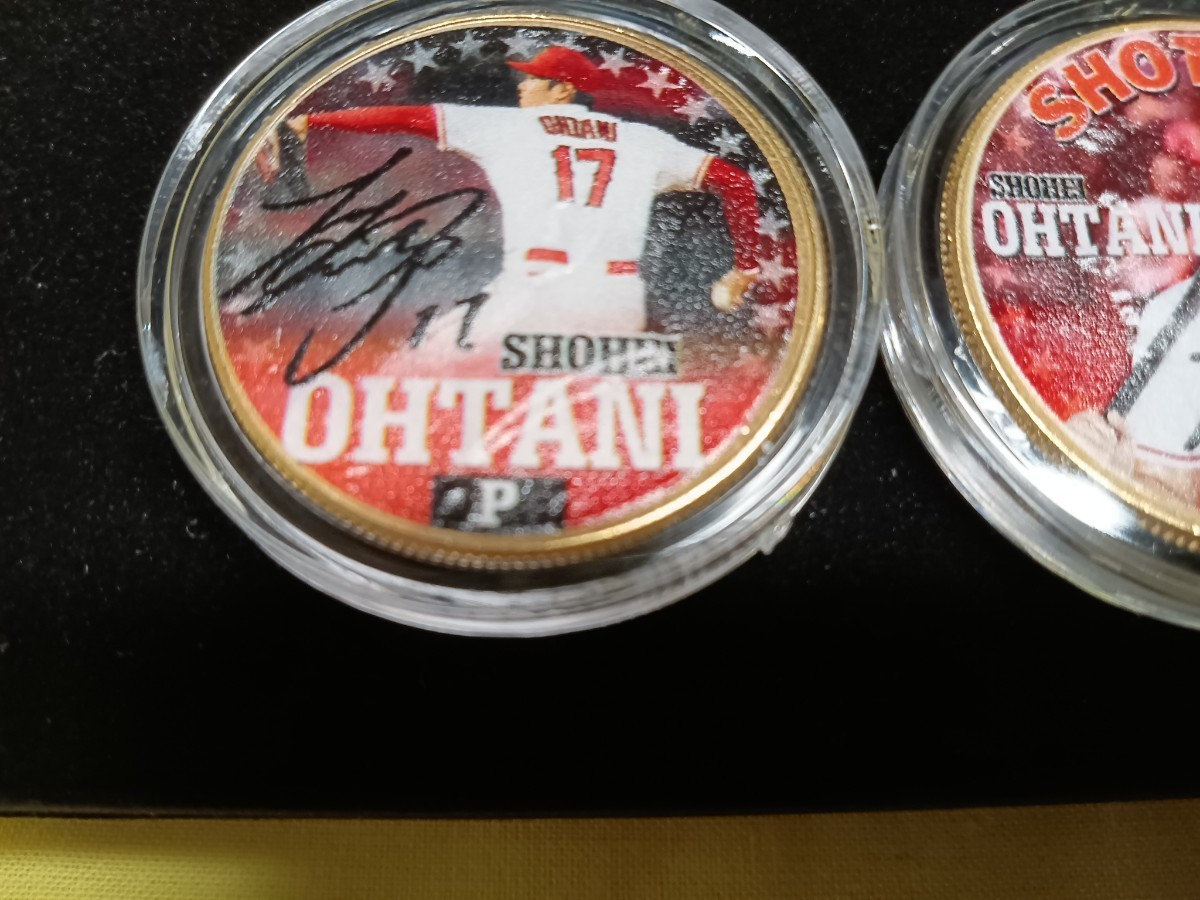 大谷翔平　本物米ドル　1/2ドルコインSHOHEI OHTANI Shotime MLB Officially Licensed 24K Gold Plated Half Dollar 3 Coin Set in Case_画像4