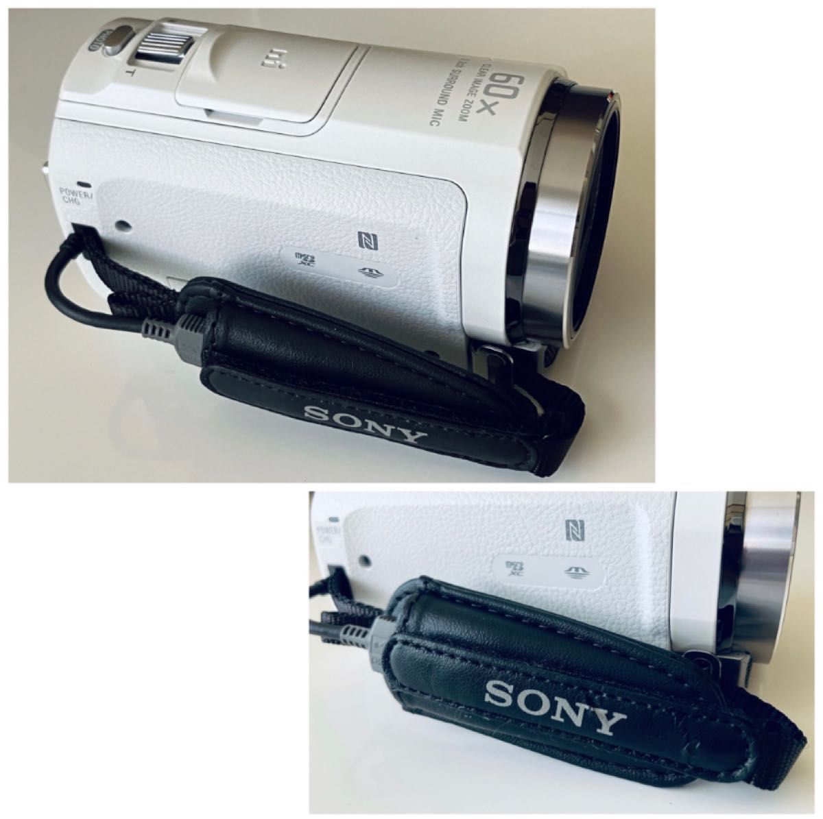 【美品】SONY ソニービデオカメラホワイトHDR-PJ540