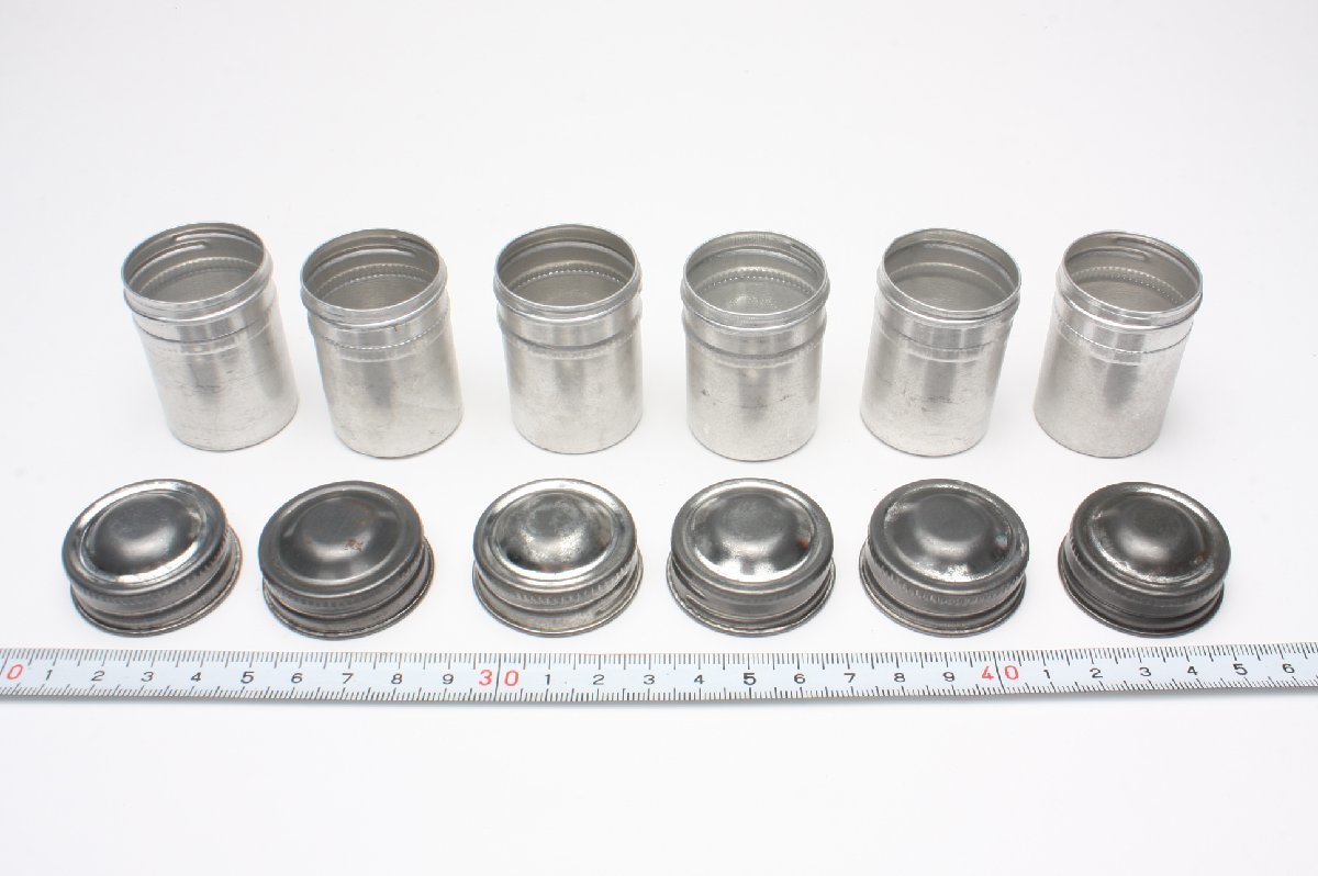 * 6 piece made of metal film case Manufacturers unknown aluminium made of metal pa Toro -ne case 3428