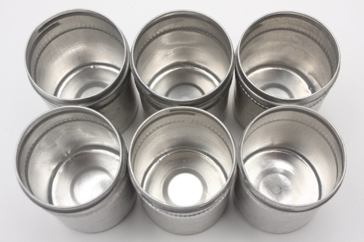 * 6 piece made of metal film case Manufacturers unknown aluminium made of metal pa Toro -ne case 3428