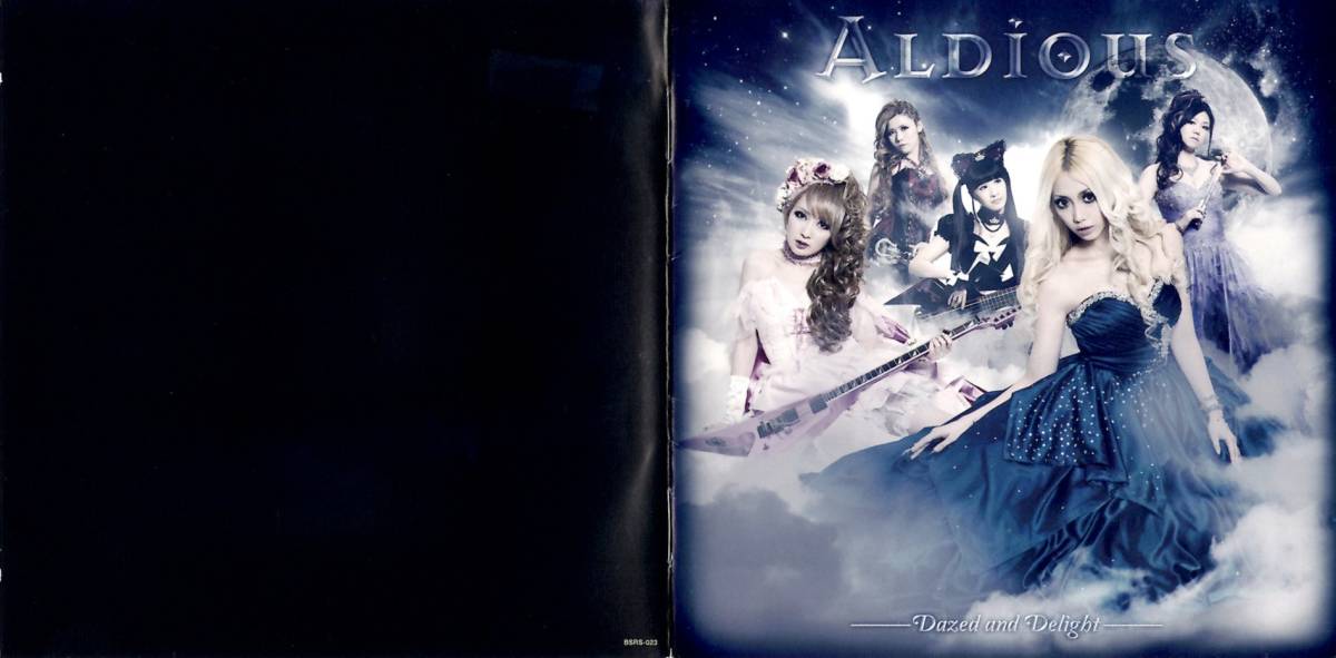 アルディアス＜Aldious＞「Dazed and Delight」初回限定盤CD+DVD＜I Don't Like Me、Dominator、Other World、他収録＞_裏ジャケットにシールはがし跡あり。