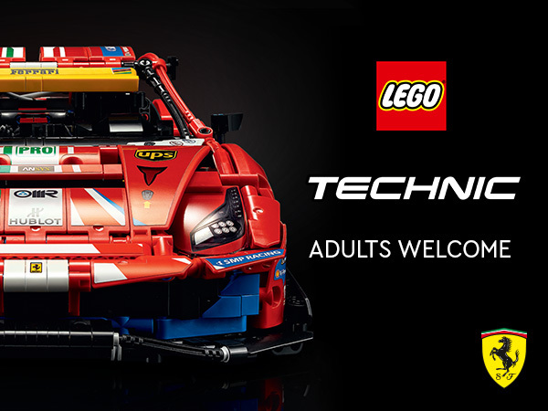 新品/未開封 レゴジャパン購入/正規品 LEGO TECHNIC フェラーリ 488 GTE AF コルセ レゴ テクニック 42125_画像2