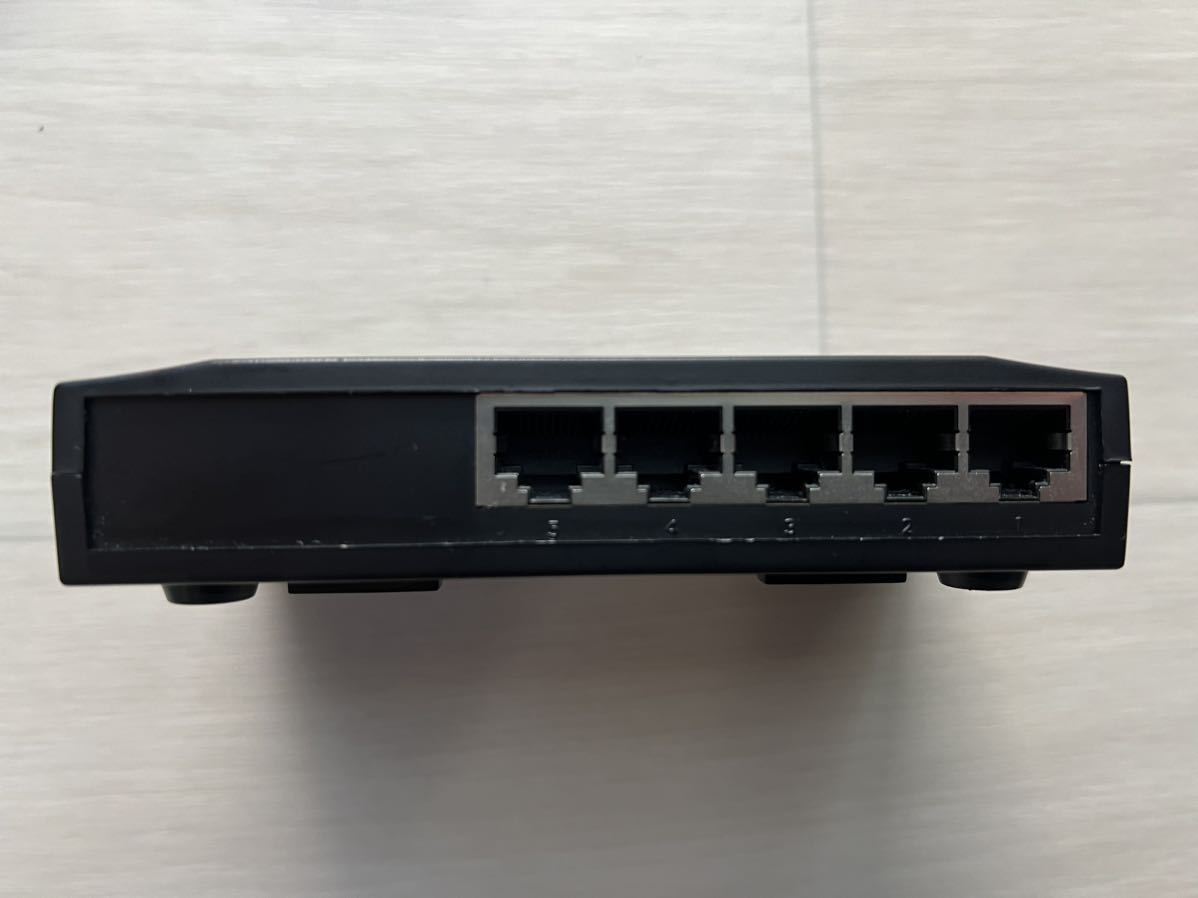 corega SW05TXPLRB 5ポート 100MB LAN ネットワークハブ スイッチャー_画像3