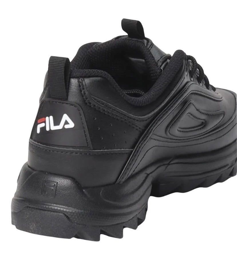 * regular goods new goods *FILA DISTORTER filler shoes WSS21098001 sneakers dist -ta- thickness bottom sole lady's black JP26.5cm