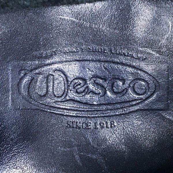 即決★WESCO 定価9.9万 2011年製★25cm レザーロガーブーツ ウエスコ メンズ 7D 黒 ブラック 本革 ジョブマスター ラウンドトゥ アメカジ_画像6