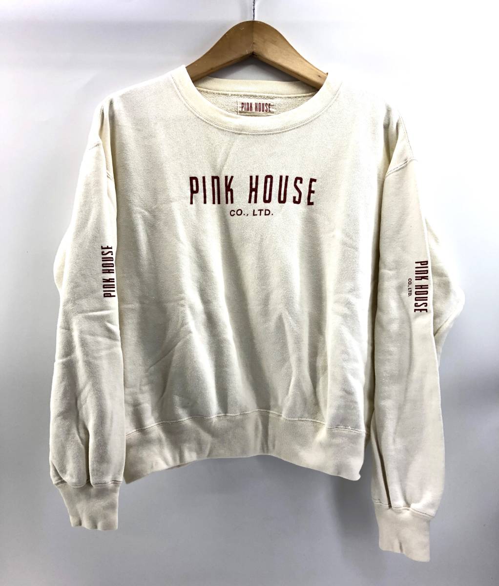 PINK HOUSE Pink House футболка тренировочные брюки хлопок 100% P0104UAL 03 б/у одежда слоновая кость 