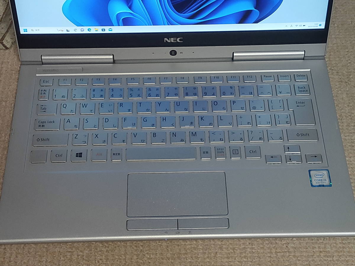 NEC VersaPro VKT16G-4 PC-VKT16GVG4 薄型高解像度FHD液晶 タッチパネルWebカメラ付き