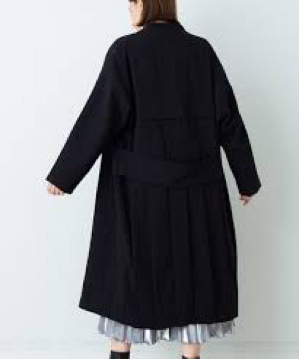 UN3D BACK PLEATS CT バックプリーツコート ターコイズブルー UN3D BACK PLEATS CT バックプリーツコート ターコイズブルー