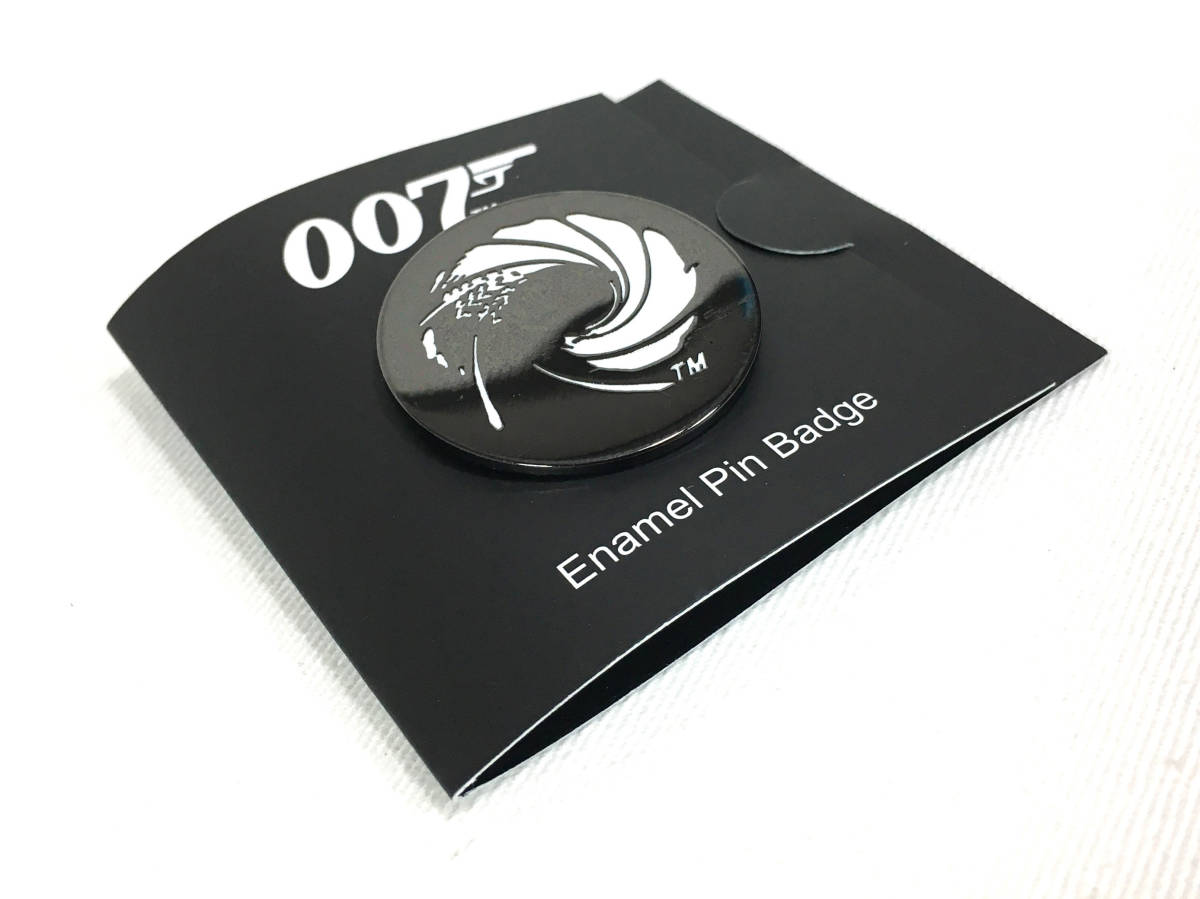 007 正規品 ピンバッジ ガンバレル シークエンス シンボル 公式 ラペルピン ピンズ ジェームズ ボンド ダニエル・クレイグ オフィシャル_在庫限りとなります。