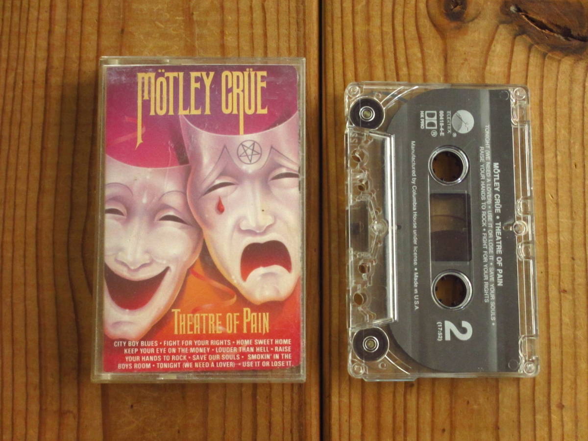 カセットテープ / Motley Crue / モトリークルー / Theatre Of Pain / Elektra / E4-60418_画像1