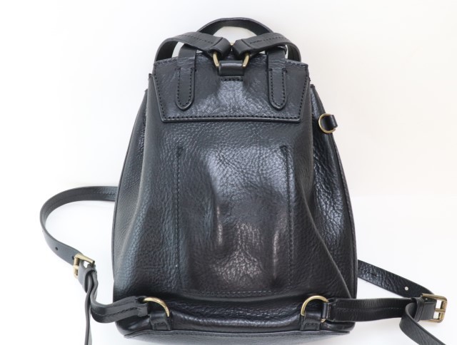 2310-2 Polo Ralph Lauren rucksack POLO RALPH LAUREN leather made black lady's 