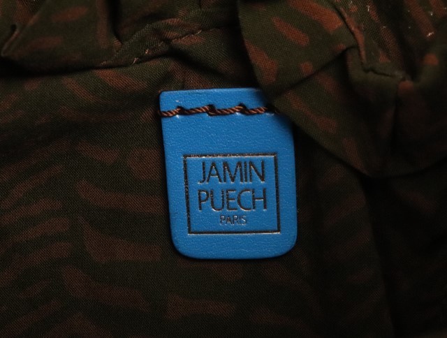 2310-35 ジャマンピュエッシュ ハンドバッグ JAMIN PUECH ストロー製 ベージュ系_画像3