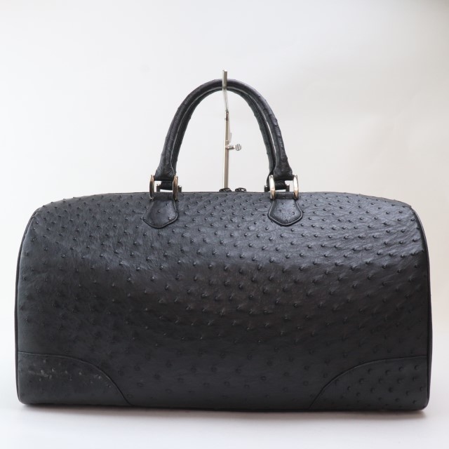 2310-85.. сумка "Boston bag" Takechi Ostrich производства черный 