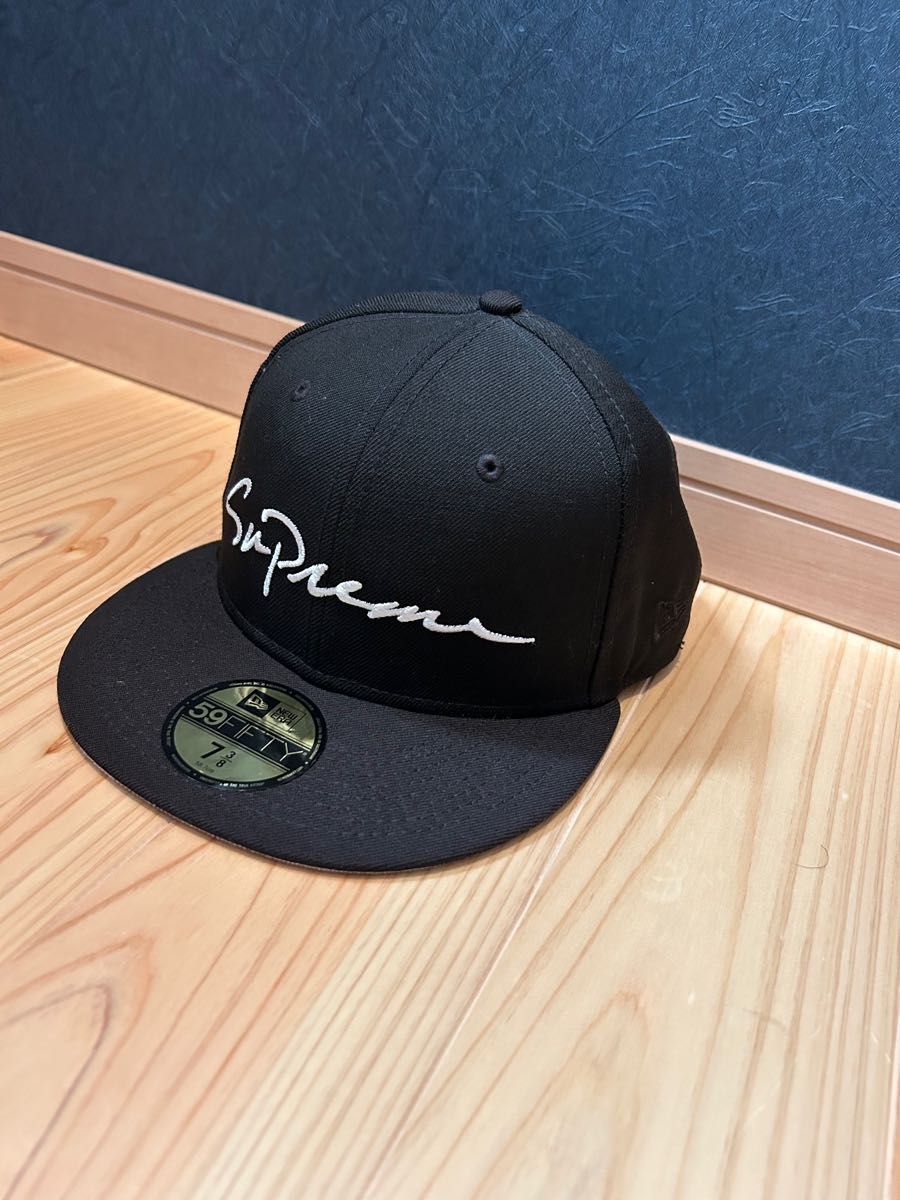 Supreme 18FW Classic Script Box Logo New Era Capシュプリーム