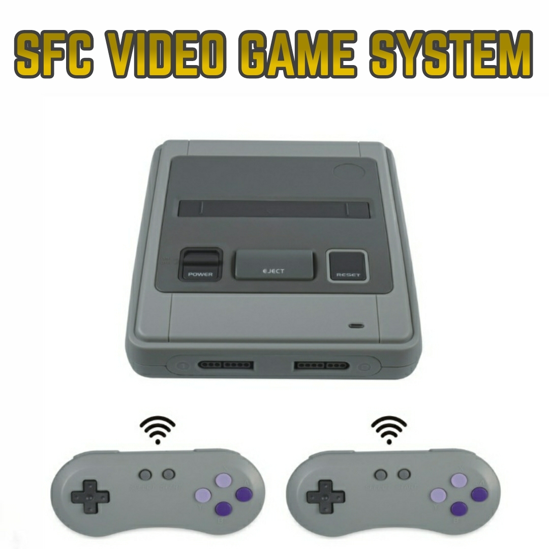 【NEW限定品】 スーパーファミコン 互換機 ワイヤレスコントローラー SFC VIDEO GAME SYSTEM HDMI スーファミ TV 出力 16bit 本体、アクセサリー