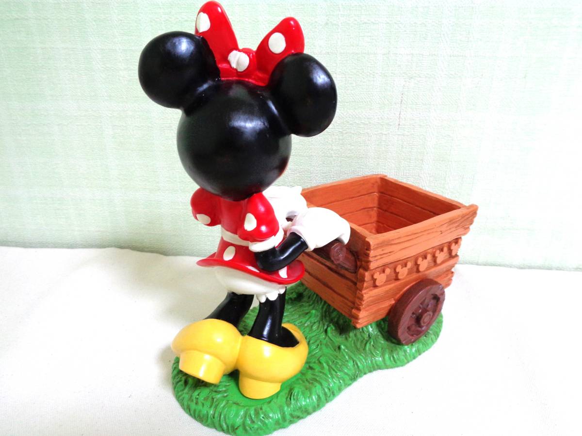 †即決†ディズニーガーデニング植木鉢陶器新品Disneyミニーマウス小物入れ_画像3