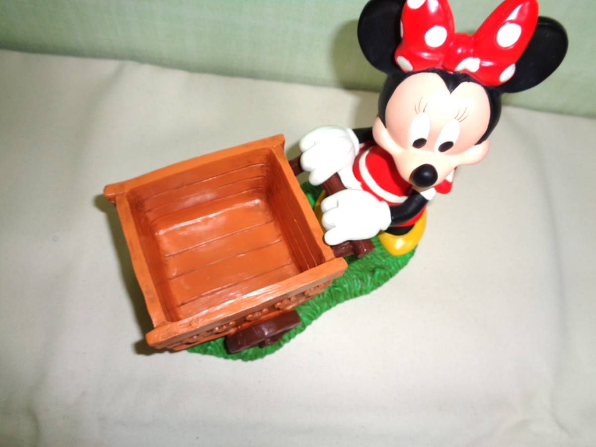 †即決†ディズニーガーデニング植木鉢陶器新品Disneyミニーマウス小物入れ_画像6