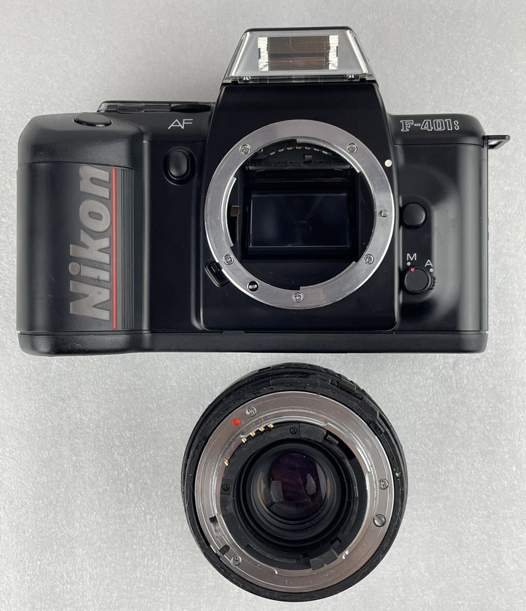 真673【Nikon/ニコン】Nikon F−401 S AF レンズ付き　SIGMA UC ZOOM 28−70mm 1:3.5−4.5 φ52 カメラ_画像3