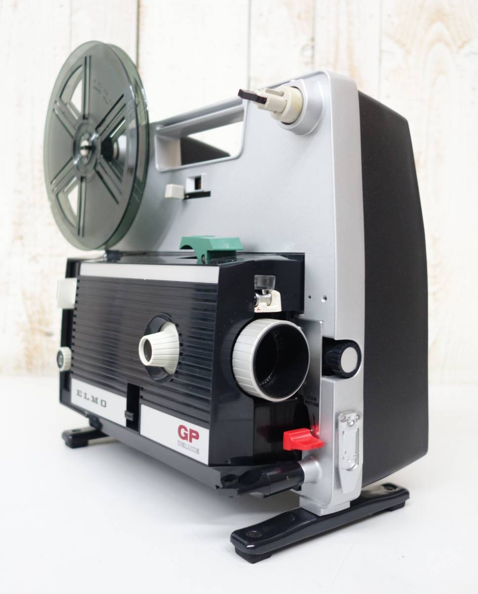 昭和レトロ　当時物　映像機器　 ＊ELMO エルモ　 ＊8mm PROJECTOR プロジェクター 　8ミリ映写機　　 ＊MODEL GP DELUXE　_画像3