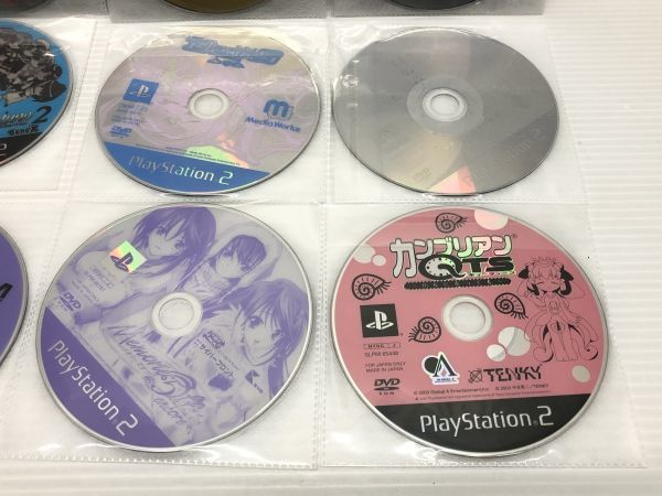 N241-231028-32 PS2 プレイステーション2 ソフトセット 【ジャンク品】Dears ガンダム ロックマン 他 ディスクキズ ソフトのみ_画像4