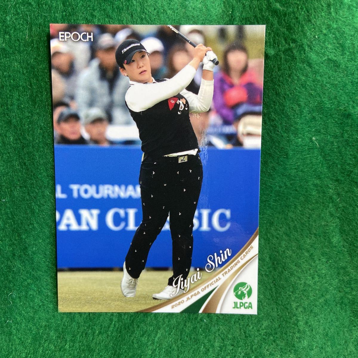 女子プロゴルフ　申ジエ　JLPGAオフィシャルトレーディングカード_画像1
