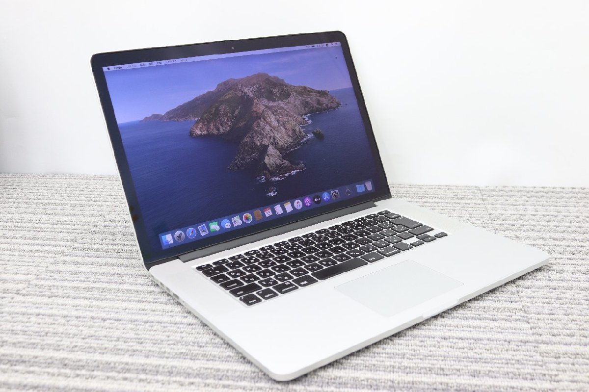 N1016◎1円【2012年！i7】Apple / MacBook Pro A1398(Retina,Mid2012)/CPU：core i7-2.3GHz/メモリ：8GB/SSD：251GB_画像1