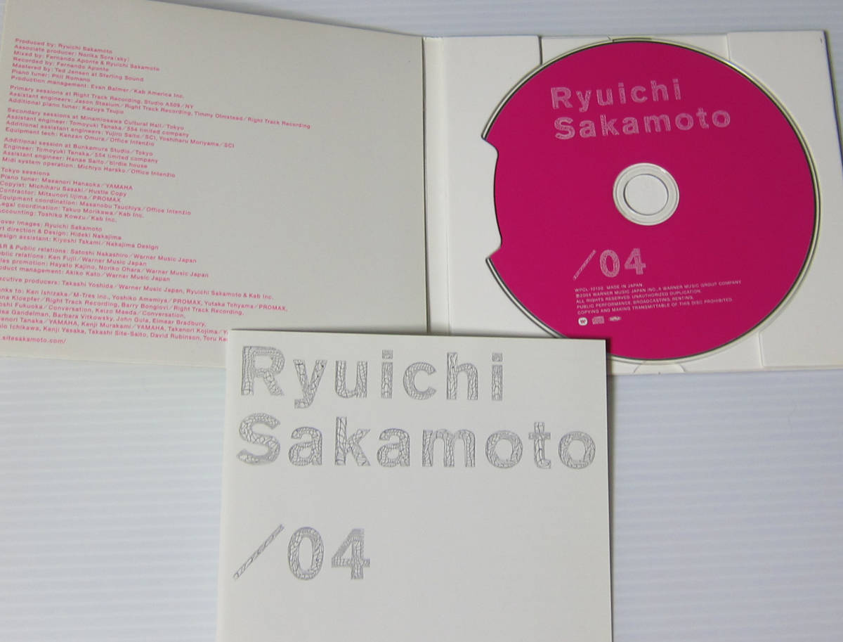 *坂本龍一 CD /04/帯無し/戦場のメリークリスマス 他/WPCL-10150_画像3