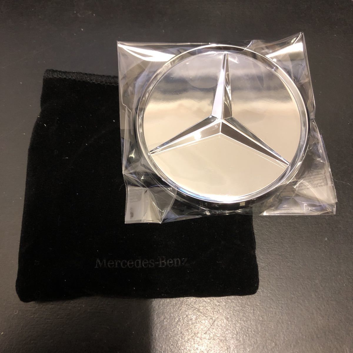  не использовался * Mercedes Benz оригинал ручное зеркало compact зеркало оригинальный Novelty * не продается 