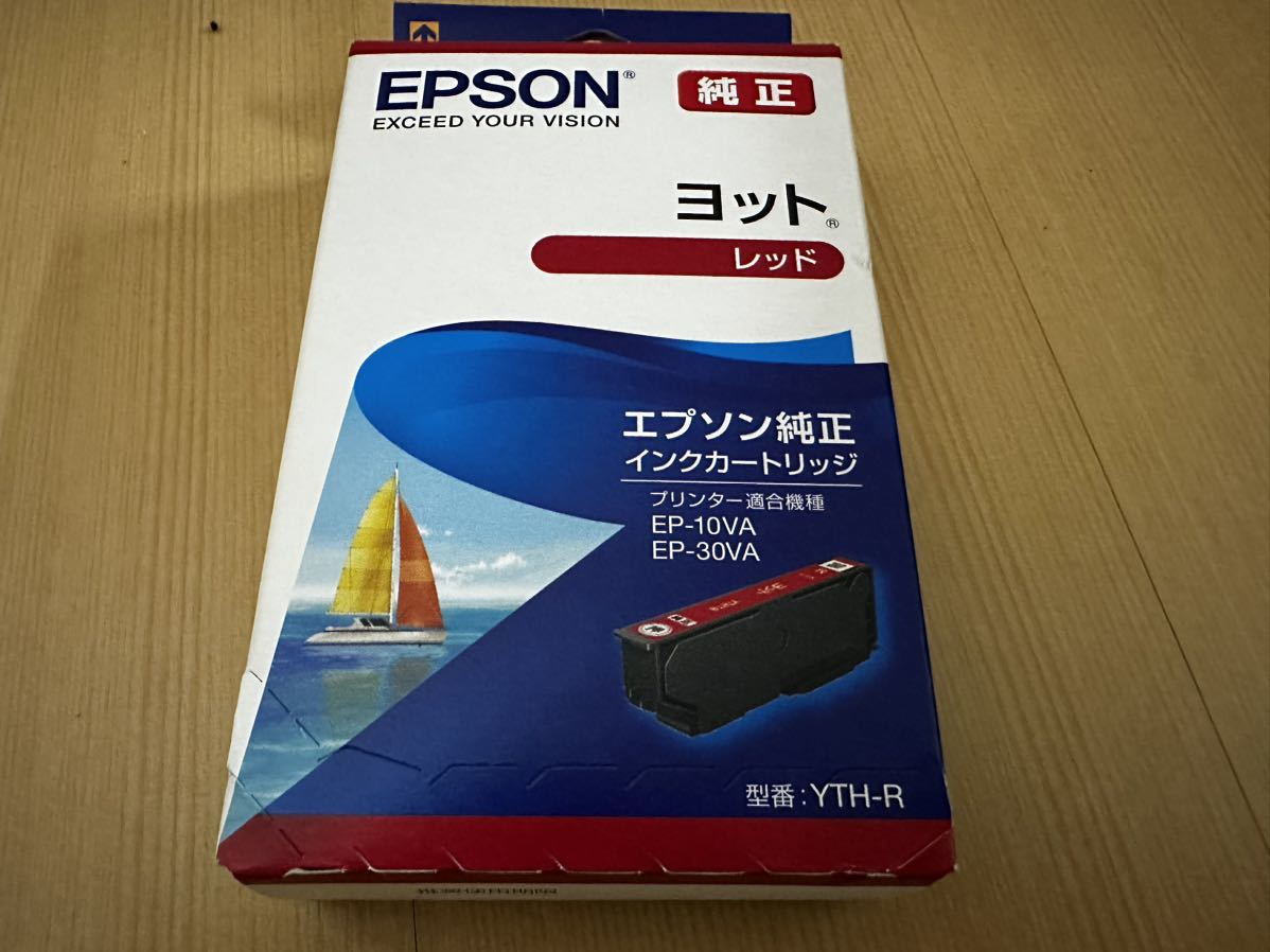 エプソン EPSON純正インクカートリッジ ヨット レッド 型番YTH-R 適合機種EP10VA EP-30VA_画像1