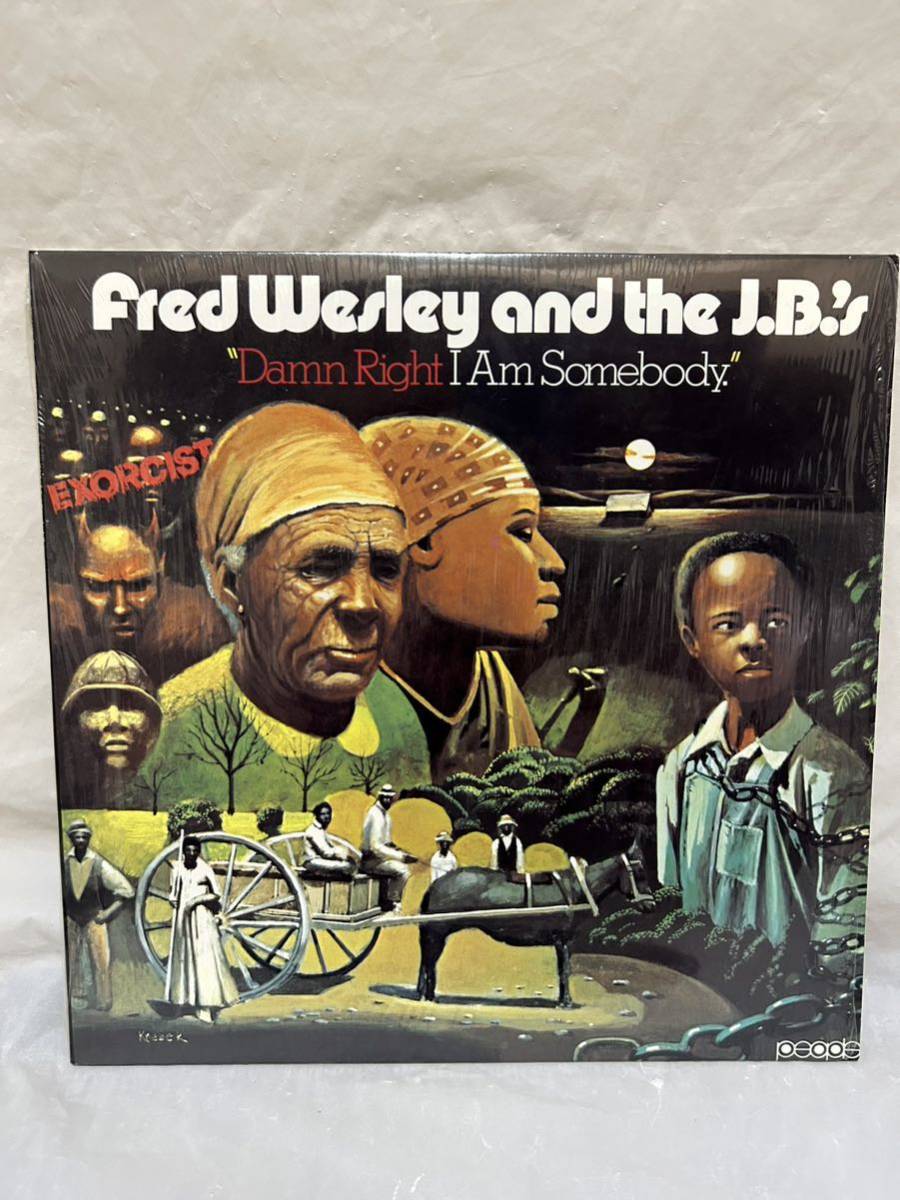 ◎N448◎LP レコード Fred Wesley And The J.B.'s フレッド・ウェズリー & ザ・JBズ/Damn Right I Am Somebody/US盤_画像1
