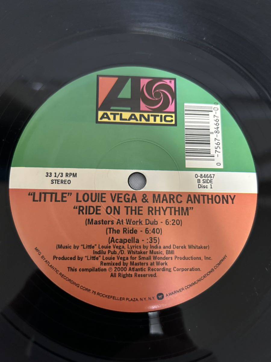 ◎N479◎LP レコード LITTLE LOUIE VEGA & MARC ANTHONY/RIDE ON THE RHYTHM/0-84667/US盤 2枚組_画像7
