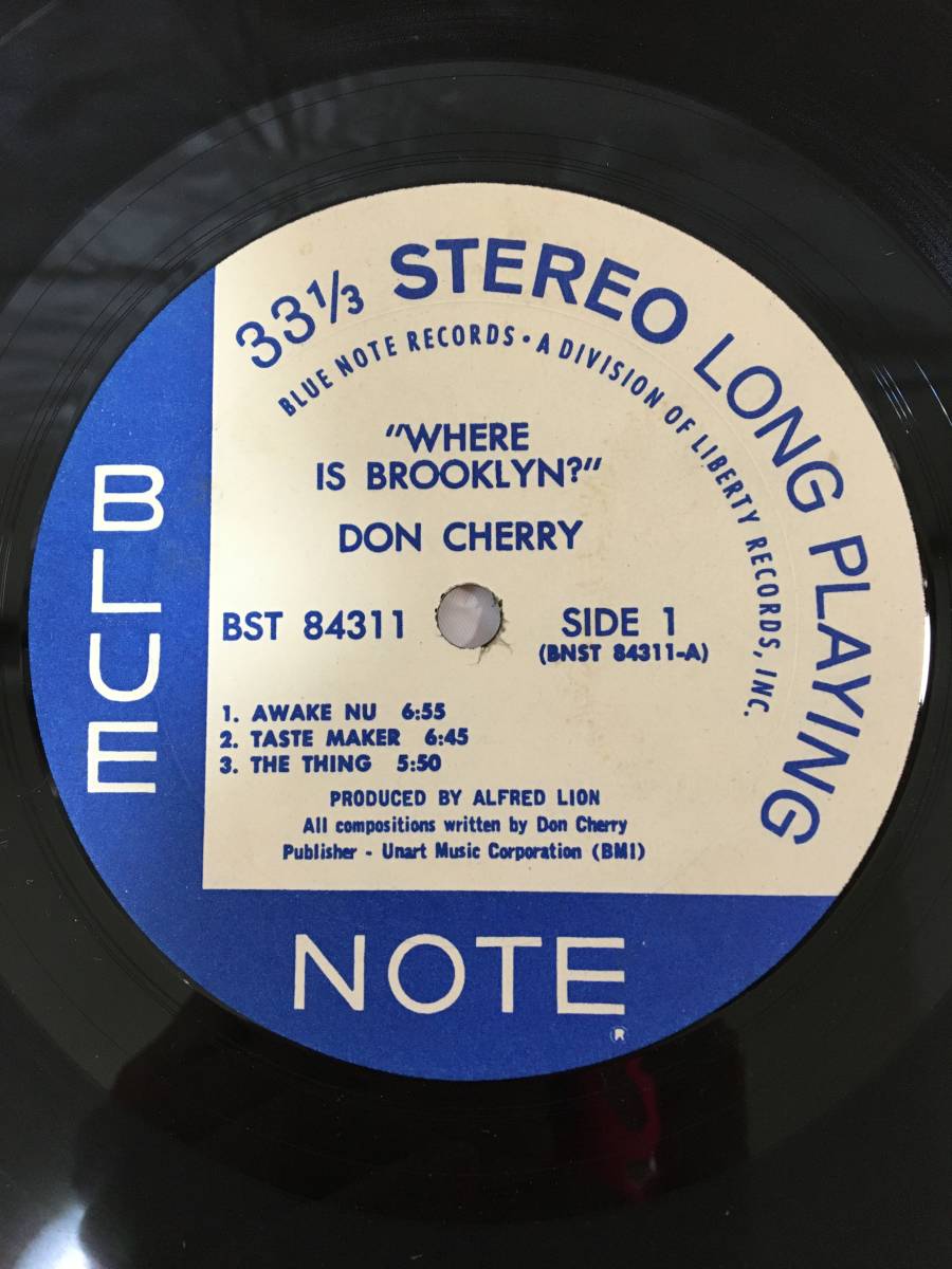 〇N615〇LP レコード Don Cherry ドン・チェリー Where Is Brooklyn? US盤 両面 VAN GELDER刻印 BST84311 ブルックリンはどこに BLUENOTE_画像6