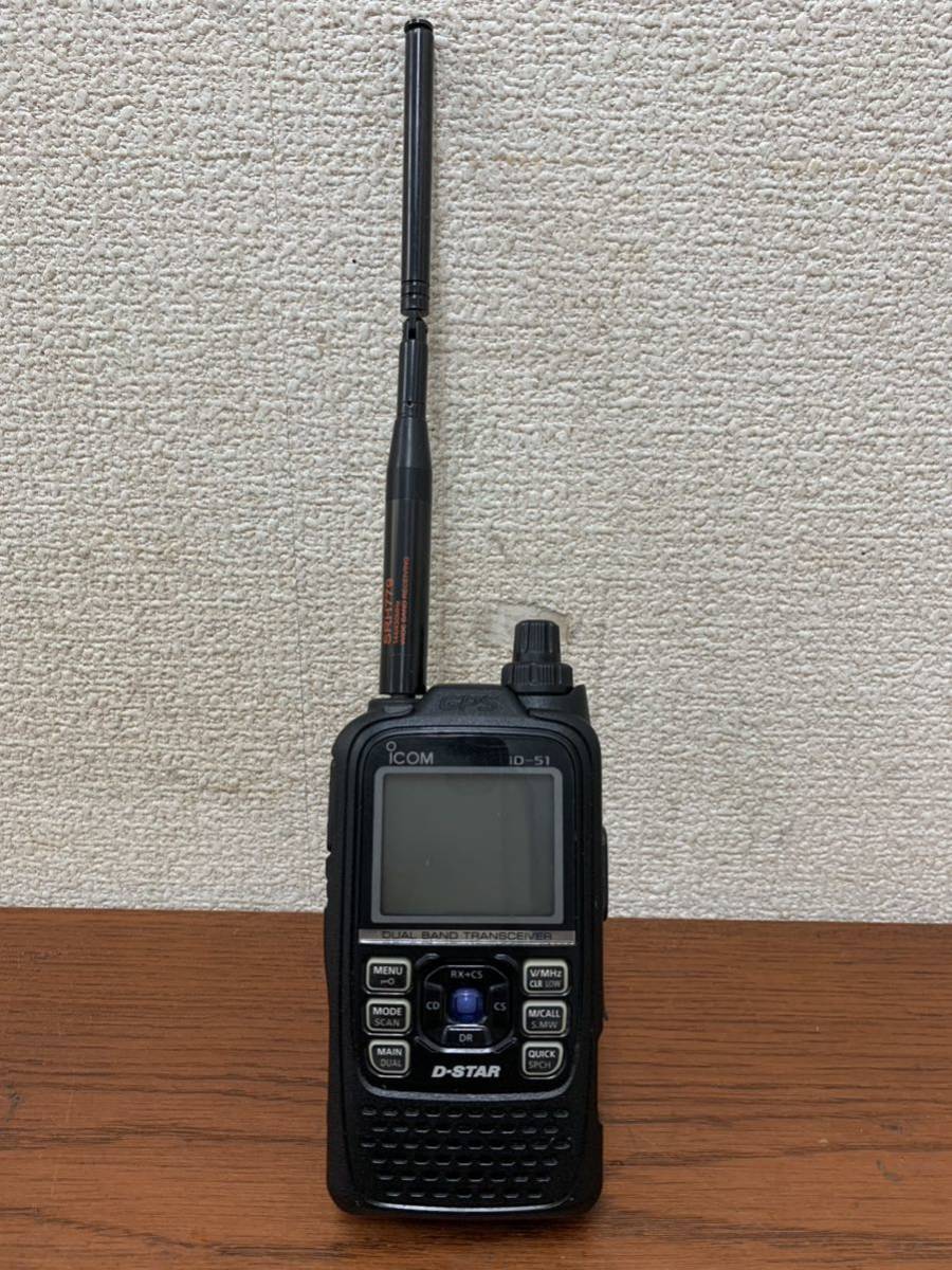 1059 ICOM アイコム ハンディー無線機 トランシーバー ID-51 ジャンク品_画像1