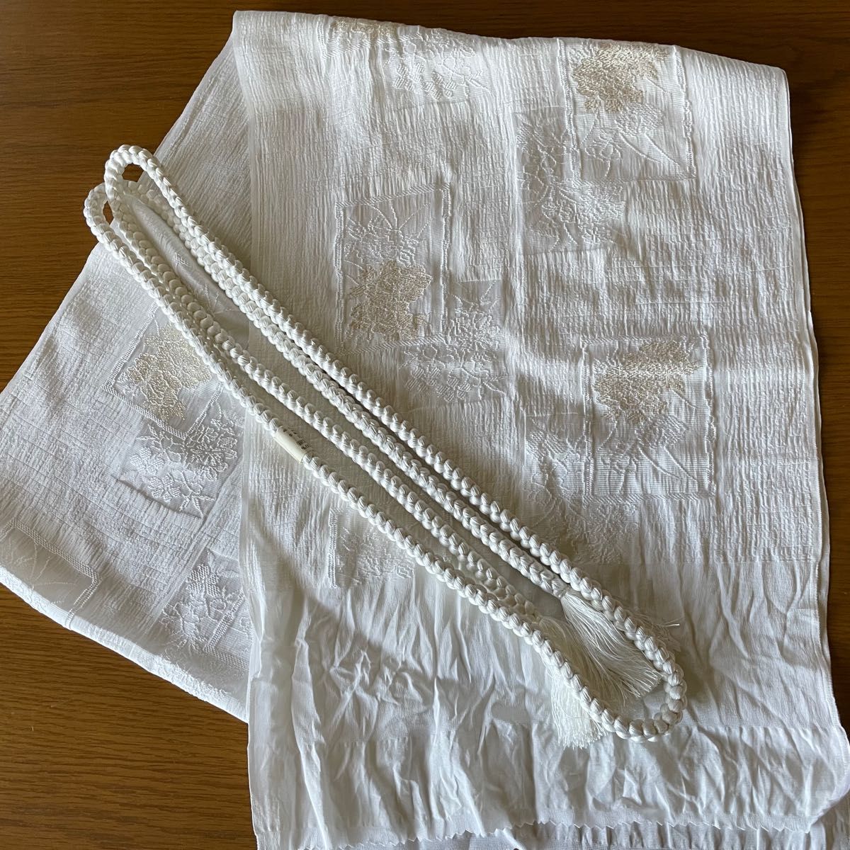 和装用 帯揚げ&帯締めセット 着物 新品未使用品 正絹 礼装用 結婚式