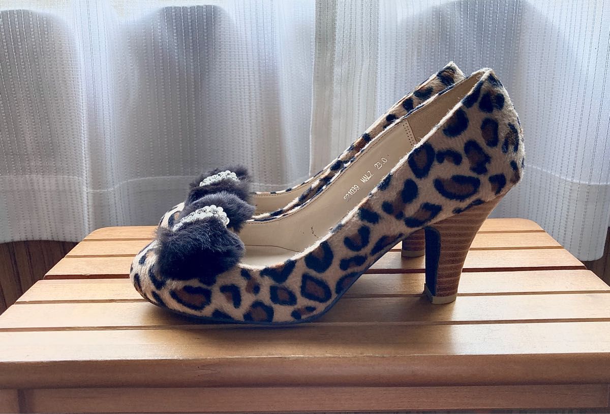 ブリジットバーキン Bridget Birkin ヒョウ柄 パンプス レオパード 23cm