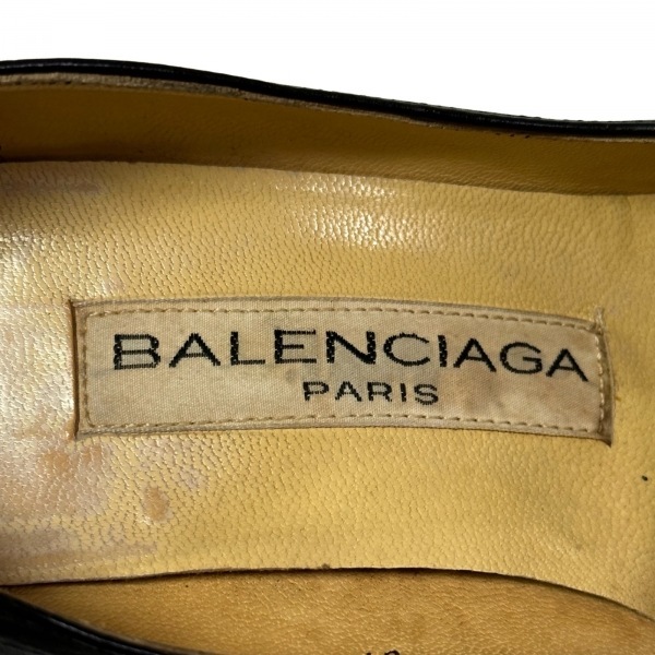 バレンシアガ BALENCIAGA パンプス 6 1/2 - レザー 黒 レディース 靴_画像5