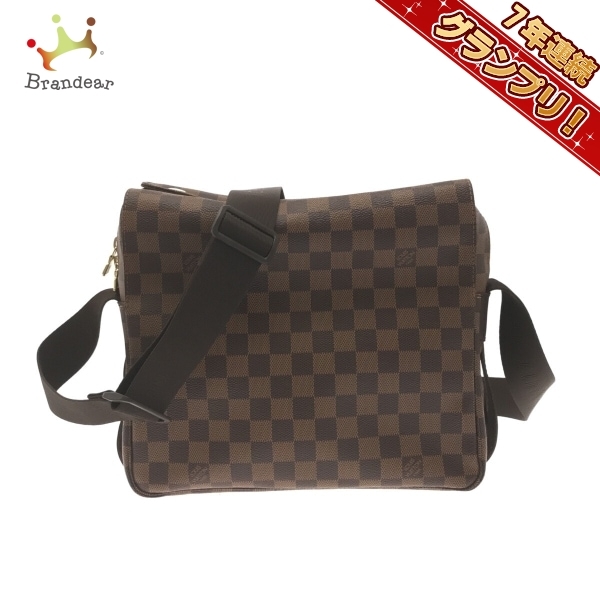 ルイヴィトン LOUIS VUITTON ショルダーバッグ N45255 ナヴィグリオ ダミエ・キャンバス エベヌ SR0026 バッグ ダミエ_画像1