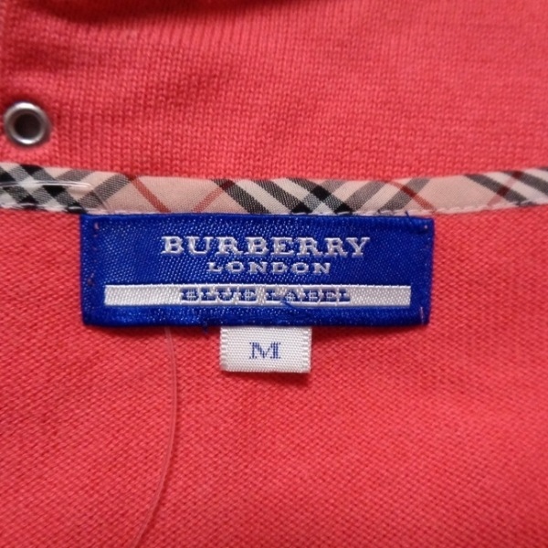 バーバリーブルーレーベル Burberry Blue Label 長袖カットソー サイズM - ピンク×マルチ レディース チェック柄 トップス_画像3